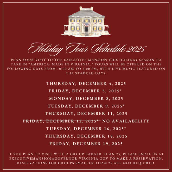 የበዓል ጉብኝት ቀናት።